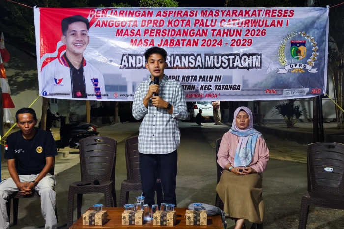 Reses DPRD Palu, Andika Serap Aspirasi Swakelola Pembangunan Jalan Lingkungan dan Bantuan Usaha