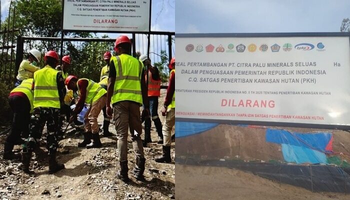 Tambang Ilegal di Poboya – Vatutela Tetap Jalan Meski Plang Satgas PKH Terpasang