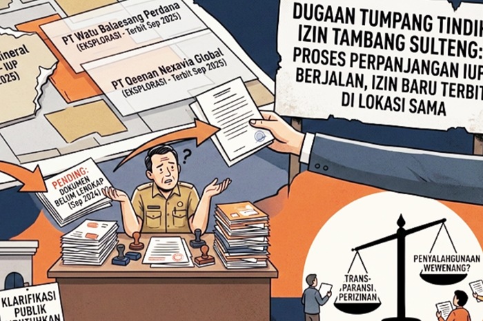 ILUSTRASI - Polemik Dugaan Tumpang Tindih Izin Tambang kembali mencuat di Provinsi Sulawesi Tengah setelah muncul persoalan wilayah izin usaha pertambangan yang diduga saling bertumpuk dan melibatkan beberapa perusahaan.