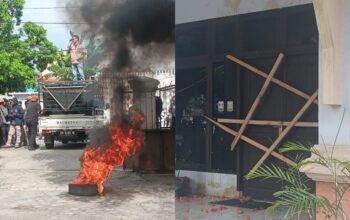 Kantor Komnas HAM Sulteng Disegel, Massa Aksi di Palu Tuntut Pencopotan Kepala Perwakilan