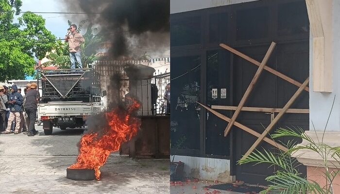 Kantor Komnas HAM Sulteng Disegel, Massa Aksi di Palu Tuntut Pencopotan Kepala Perwakilan