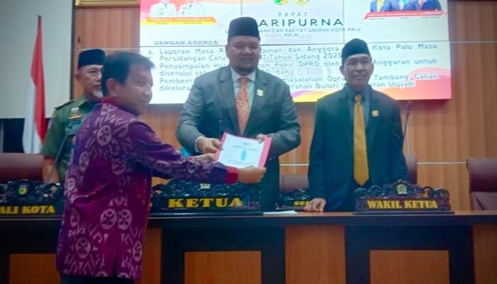 Tiga Agenda Strategis DPRD Palu Dibahas dalam Rapat Paripurna, Dua Disetujui