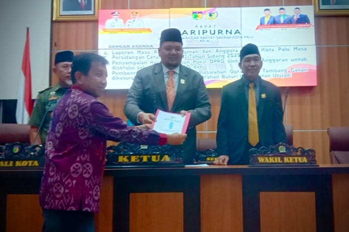 Tiga Agenda Strategis DPRD Palu Dibahas dalam Rapat Paripurna, Dua Disetujui