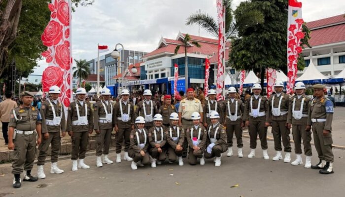 HUT ke-62 Sulteng: Pengamanan Satpol PP Berjalan Tertib, Gubernur Serukan Pengabdian Nyata demi Kebahagiaan Rakyat