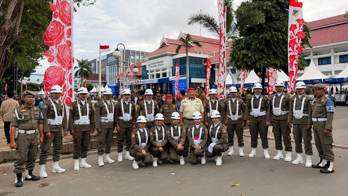 HUT ke-62 Sulteng: Pengamanan Satpol PP Berjalan Tertib, Gubernur Serukan Pengabdian Nyata demi Kebahagiaan Rakyat