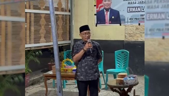 Reses DPRD Palu, Erman Lakuana Dorong Peningkatan Infrastruktur dan Bantuan KUBE